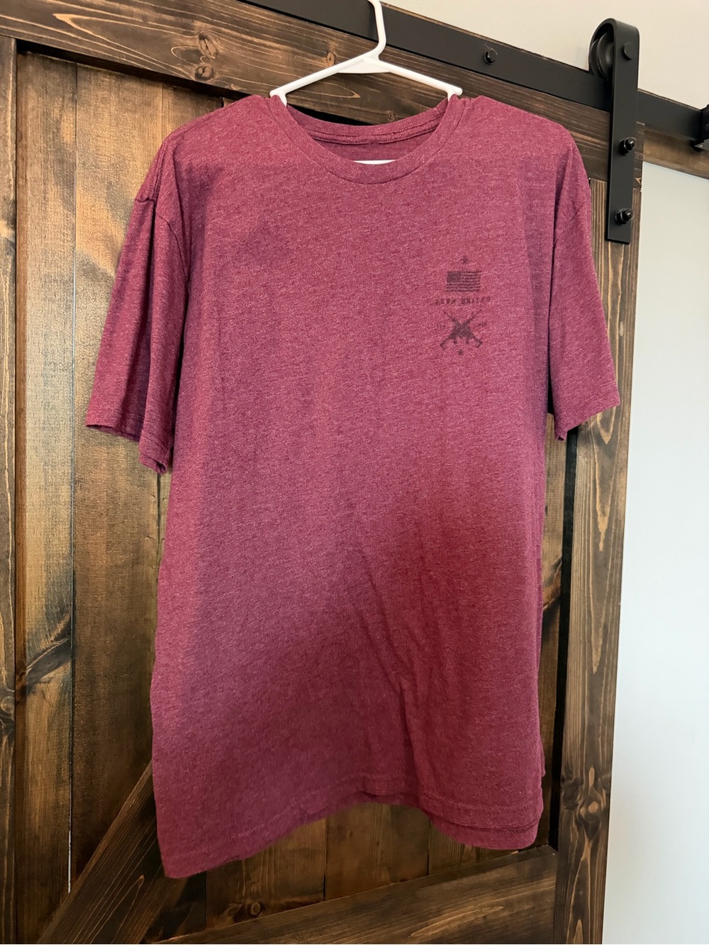 Born United Men's Heather Maroon Short-Sleeve Crewneck T-Shirt